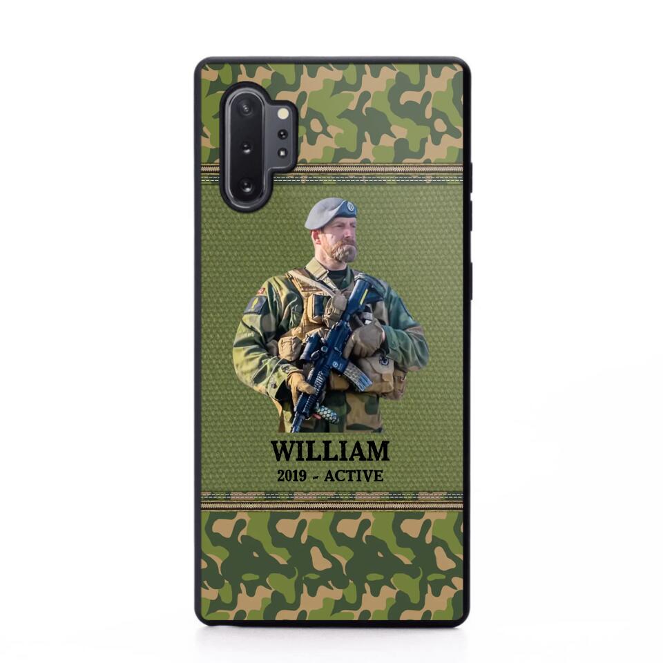 Personalized Upload Photo Norwegian Veteran/Soldier Phonecase Printed 23FEB-HQ28