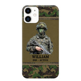 Personalized Upload Photo Swiss Veteran/Soldier Phonecase Printed 23FEB-HQ28