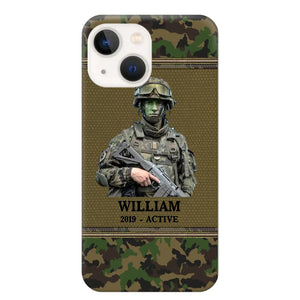 Personalized Upload Photo Swiss Veteran/Soldier Phonecase Printed 23FEB-HQ28