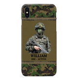 Personalized Upload Photo Swiss Veteran/Soldier Phonecase Printed 23FEB-HQ28