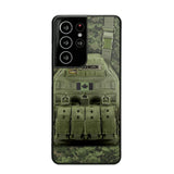 Personalized Canadian Veteran/Soldier Uniform Rank Camo Phonecase Printed 23MAR-DT01