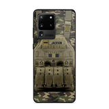 Personalized French Veteran/Soldier Uniform Rank Camo Phonecase Printed 23MAR-DT01