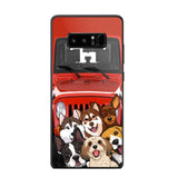 Personalized Dogs Jeep Background Dog Lovers Gift Phonecase Printed 23MAR-HQ01