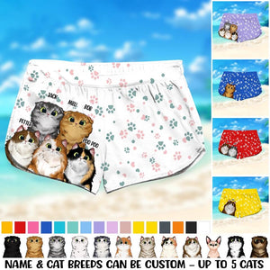 PERSONALIZED Cat Lover Beach Short QTHQ0203