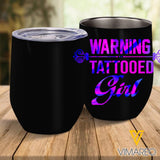 Personalized Tattooed Girl Tumbler Printed AUG-MD05