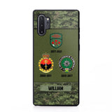 Personalized Canadian Soldier/ Veteran Logo Camo Phonecase Printed 23MAR-DT08