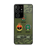 Personalized Canadian Soldier/ Veteran Logo Camo Phonecase Printed 23MAR-DT08