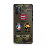 Personalized Swiss Soldier/ Veteran Logo Camo Phonecase Printed 23MAR-DT08