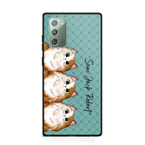 Personalized Cat Lovers With Colorful Background Phonecase Printed 23MAR-HQ10