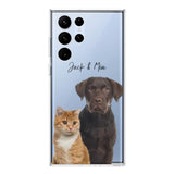 Personalized Upload Your Dog Cat Photo Dog Cat Lovers Silicon Phonecase 23MAR-HQ10