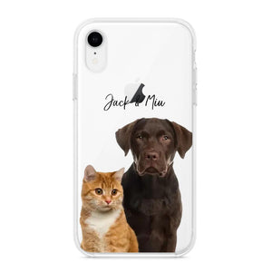 Personalized Upload Your Dog Cat Photo Dog Cat Lovers Silicon Phonecase 23MAR-HQ10