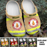 Personalized Italian Firefighter Logo Clog Slipper Shoes Printed 23MAR-DT13