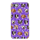 Personalized Upload Your Dog Photo Head Dog Lovers Phonecase Printed QTHQ1303