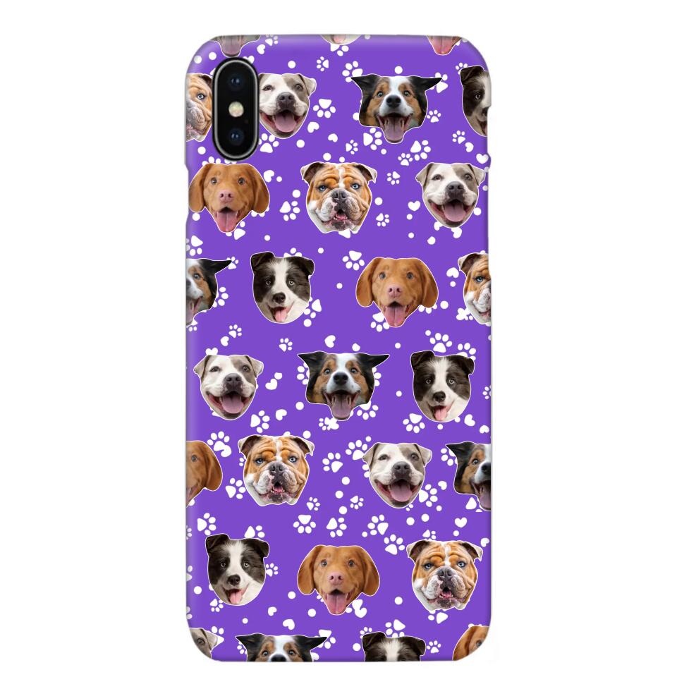 Personalized Upload Your Dog Photo Head Dog Lovers Phonecase Printed QTHQ1303