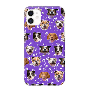 Personalized Upload Your Dog Photo Head Dog Lovers Phonecase Printed QTHQ1303