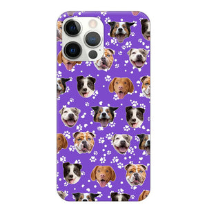 Personalized Upload Your Dog Photo Head Dog Lovers Phonecase Printed QTHQ1303