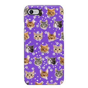 Personalized Upload Your Cat Photo Head Cat Lovers Phonecase Printed QTHQ1303