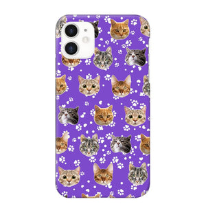 Personalized Upload Your Cat Photo Head Cat Lovers Phonecase Printed QTHQ1303