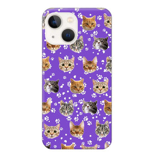 Personalized Upload Your Cat Photo Head Cat Lovers Phonecase Printed QTHQ1303