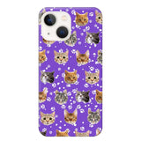 Personalized Upload Your Cat Photo Head Cat Lovers Phonecase Printed QTHQ1303