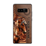 Personalized Horse Lovers Phonecase Printed 23MAR-DT15