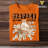 Personalized Grandma Mom Aunt Nana Like A Mom But Cooler Kid Name Hand Tshirt Printed 23MAR-DT16