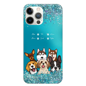 Personalized Dogs & Name Dog Lovers Gift Phonecase Printed 23MAR-DT17