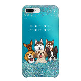 Personalized Dogs & Name Dog Lovers Gift Phonecase Printed 23MAR-DT17