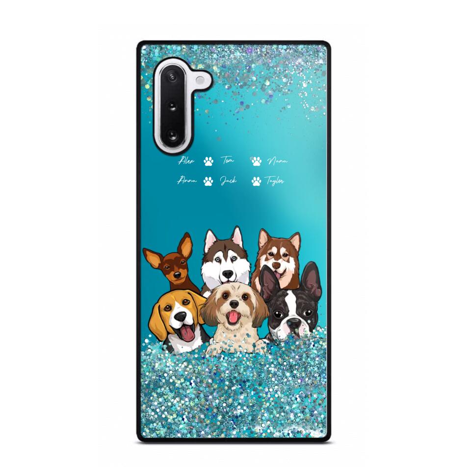 Personalized Dogs & Name Dog Lovers Gift Phonecase Printed 23MAR-DT17