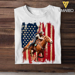 Personalized Upload Your Horse Photo Tshirt Printed 23MAR-DT18