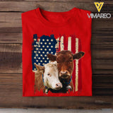 Personalized Upload Your Cattle Photo Tshirt Printed 23MAR-DT18