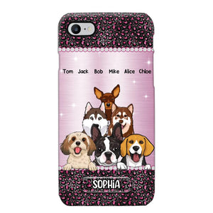 Personalized Dogs & Name Dogs Lovers Gift Phonecase Printed 23MAR-HQ20