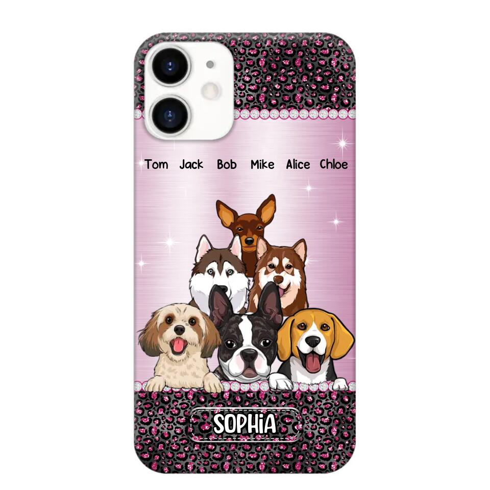 Personalized Dogs & Name Dogs Lovers Gift Phonecase Printed 23MAR-HQ20