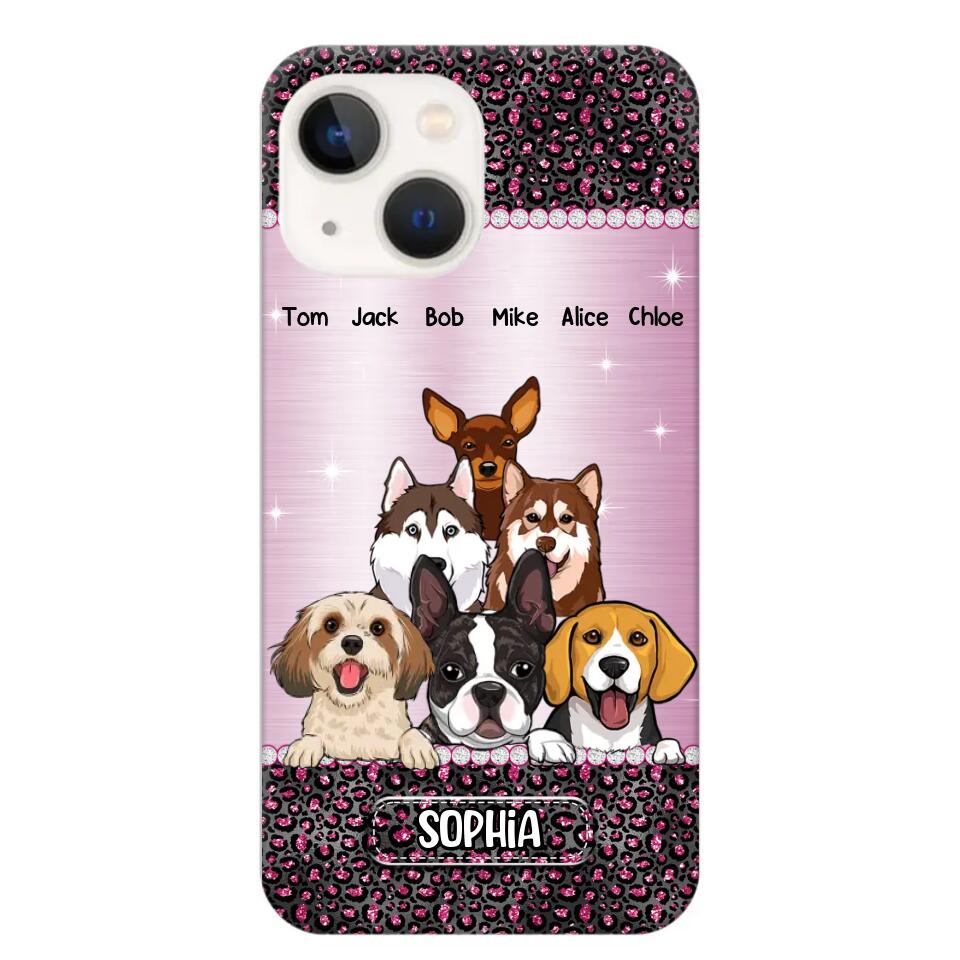 Personalized Dogs & Name Dogs Lovers Gift Phonecase Printed 23MAR-HQ20