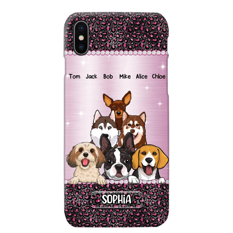 Personalized Dogs & Name Dogs Lovers Gift Phonecase Printed 23MAR-HQ20