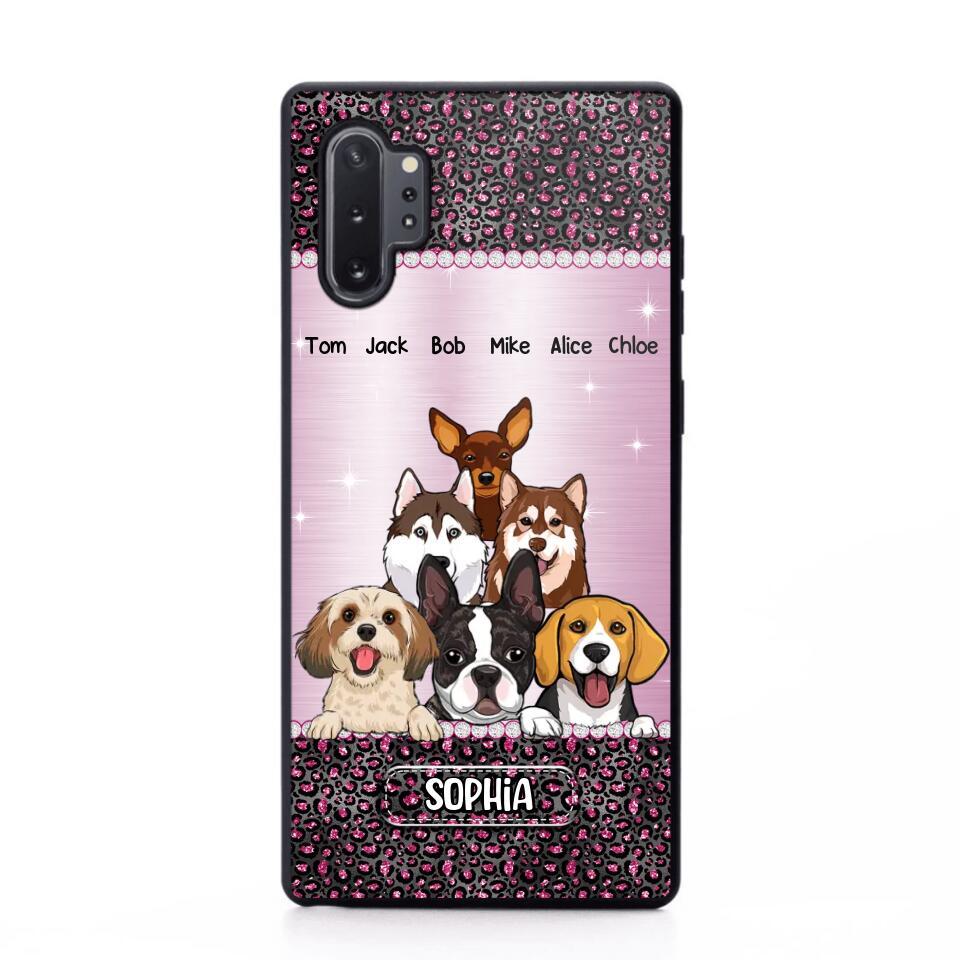 Personalized Dogs & Name Dogs Lovers Gift Phonecase Printed 23MAR-HQ20