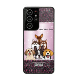 Personalized Dogs & Name Dogs Lovers Gift Phonecase Printed 23MAR-HQ20