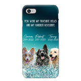 Personalized Upload Your Dog or Memorial Dog Photo You Were My Favorite  Phonecase Printed PNDT2003