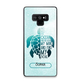 Personalized And Into The Ocean I Go To Lose My Mind And Find My Soul Turtle Phonecase Printed QTDT2003