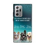 Personalized Upload Your Dog or Memorial Dog Photo You Were My Favorite  Phonecase Printed PNDT2003