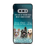 Personalized Upload Your Dog or Memorial Dog Photo You Were My Favorite  Phonecase Printed PNDT2003