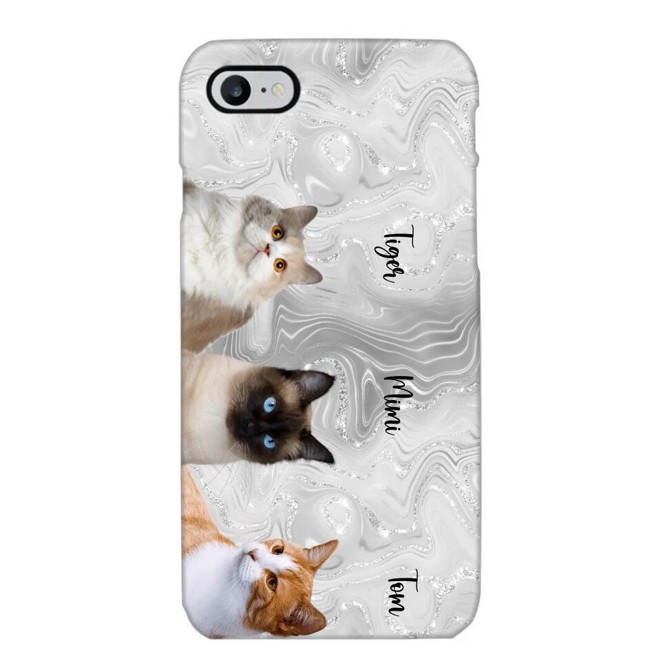 Personalized Upload Your Cat Photo & Cat Name Phonecase Printed 23MAR-DT20