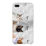 Personalized Upload Your Cat Photo & Cat Name Phonecase Printed 23MAR-DT20