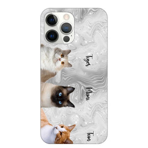 Personalized Upload Your Cat Photo & Cat Name Phonecase Printed 23MAR-DT20