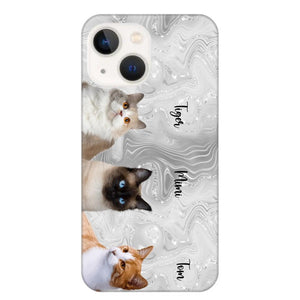 Personalized Upload Your Cat Photo & Cat Name Phonecase Printed 23MAR-DT20