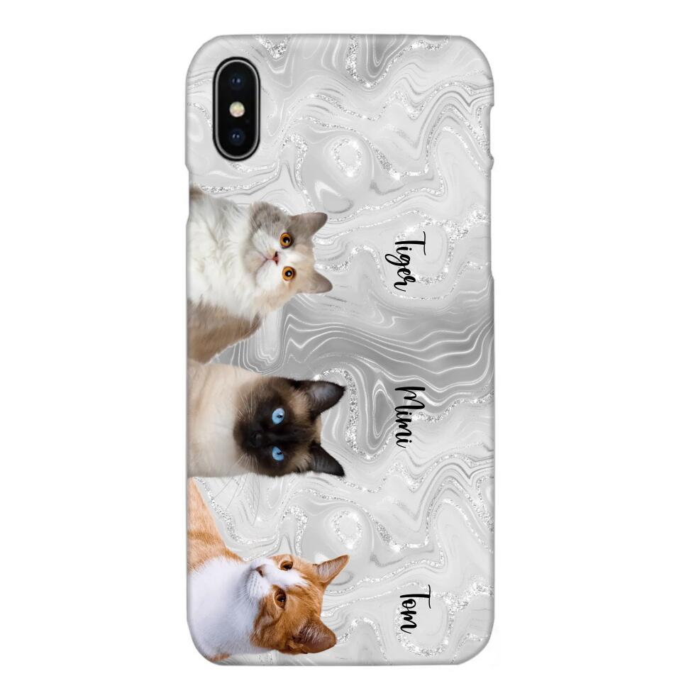 Personalized Upload Your Cat Photo & Cat Name Phonecase Printed 23MAR-DT20