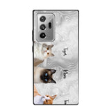 Personalized Upload Your Cat Photo & Cat Name Phonecase Printed 23MAR-DT20