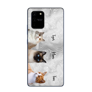 Personalized Upload Your Cat Photo & Cat Name Phonecase Printed 23MAR-DT20