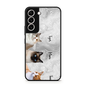 Personalized Upload Your Cat Photo & Cat Name Phonecase Printed 23MAR-DT20