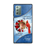 Personalized Upload Photo Memorial A Big Piece Of My Heart Lives in Heaven Phonecase Printed QTDT2103